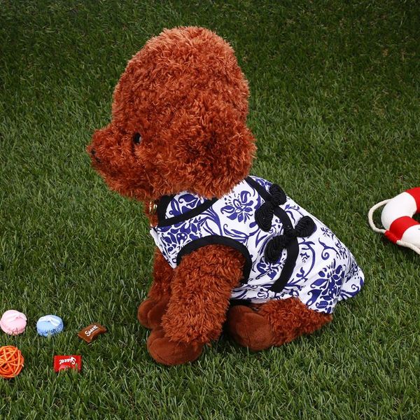 

dog apparel pet puppy clothes cheongsam tang suit cute coat costume clothing supply