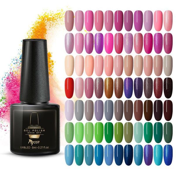 

mtssii 213 color sparkling nail gel polish shinning sequins uv led soak off painting lacquer primer varnish for manicure1, Red;pink