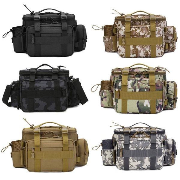 

fishing accessories multifunction bag high capacity tackle lure shoulder canvas waist k3nc