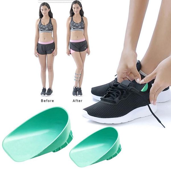 

ankle support heightening insole sport badminton basketball heel guard buffer cup insoles breathable half men women, Blue;black