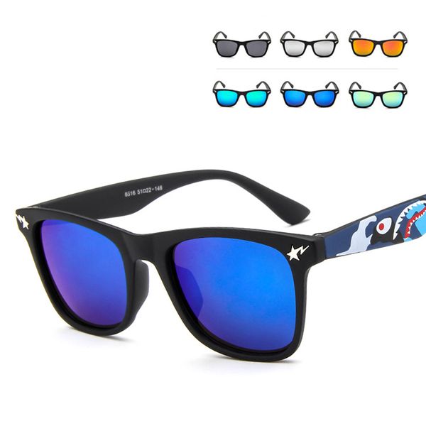 

glasses for children teenagers fashion designer design sunglasses boy and girl high quality, White;black