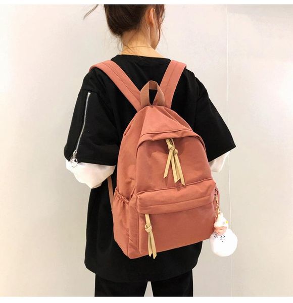 

backpack nylon trend women wild fashion shoulder bag teen girl waterproof school