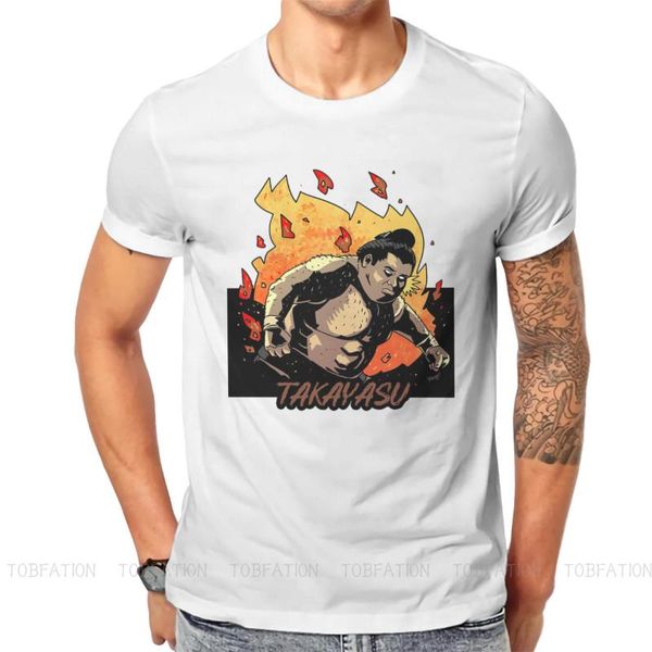 

men's t-shirts takayasu special tshirt japanese sumo wrestler cultural preference sports comfortable creative graphic t shirt stuff, White;black