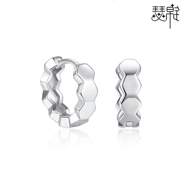 

earrings jinse dripping simple korean round female ear buckle temperament small gift earrings, Golden