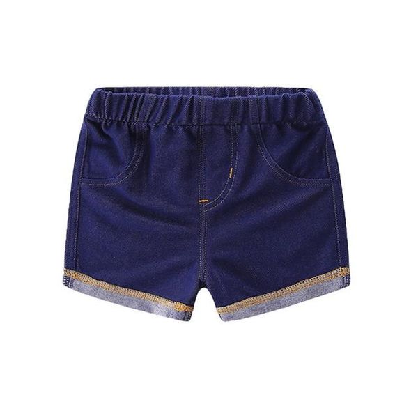 

shorts summer kids baby girls boys jeans trousers pants toddler short for cotton denim 1-5y, Black