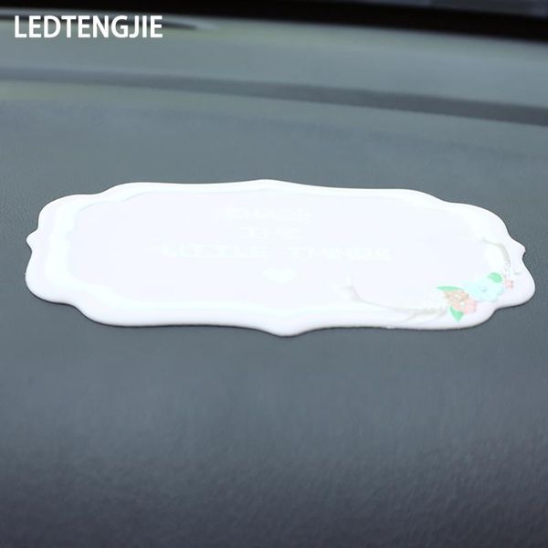 

interior decorations ledtengjie car anti-skid mat, center console, high temperature storage stylish and beautiful