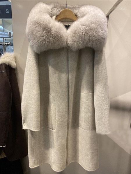 

women's wool & blends cashmere overcoat, Black