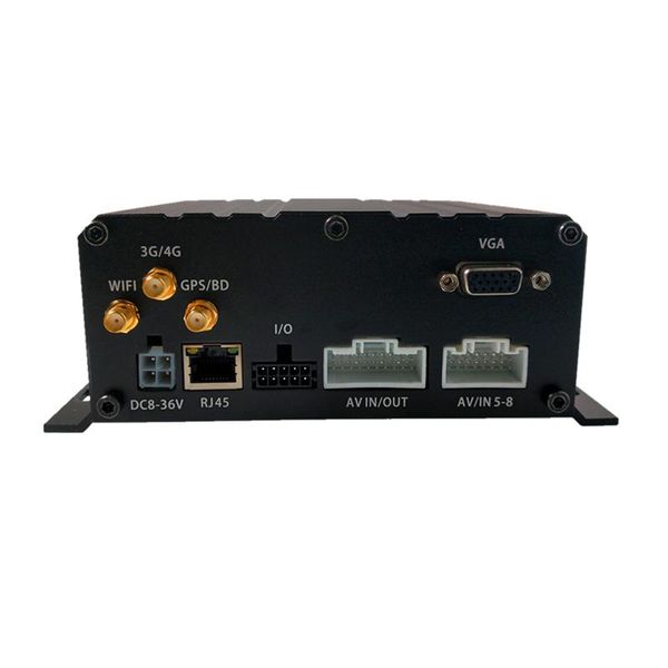 

8ch 3g 4g wifi gps vehicle 1080p ahd mobile dvr 8 channel sd card and hdd mdvr nvr kits, Black;white