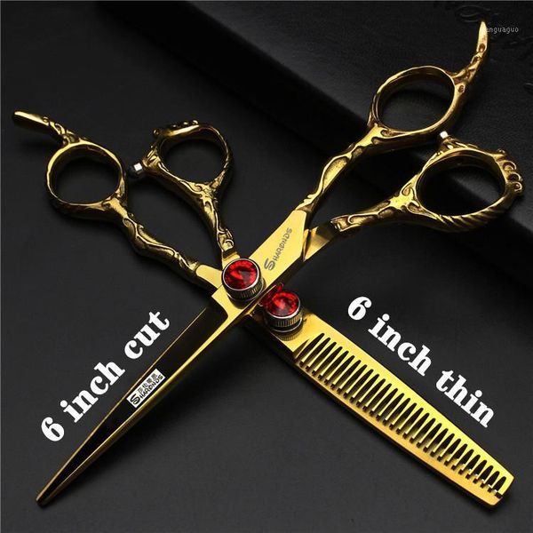 

inch hairdresser's scissors precision barber hairdressing set haircuts pair of hair custom logo1