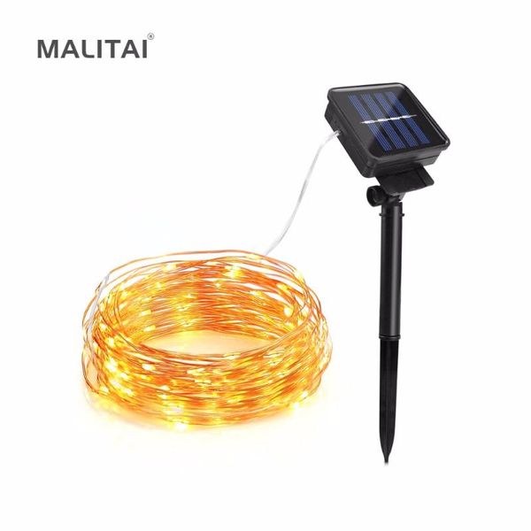 

lawn lamps 10m 20m solar power outdoor lights led garden lamp fairy copper wire string decorative holiday wedding party christmas