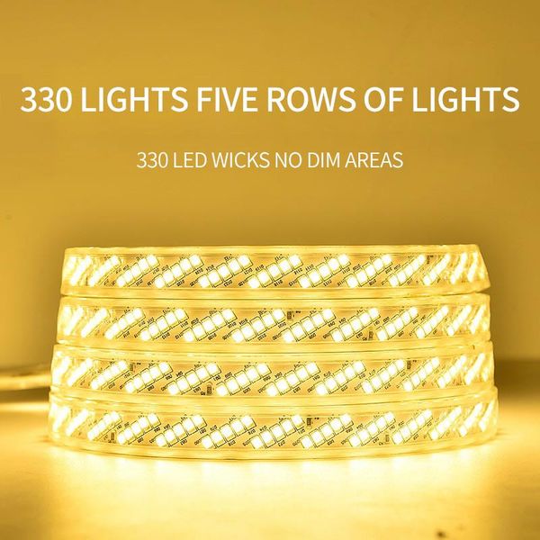 

lamp with led neon light strip monochrome line living room ceiling decoration patch super bright belt 220v strips