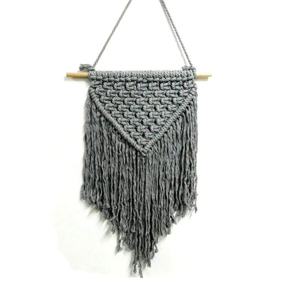 

tapestries cotton woven simple tapestry wall decoration nordic home handmade bohemian weaving