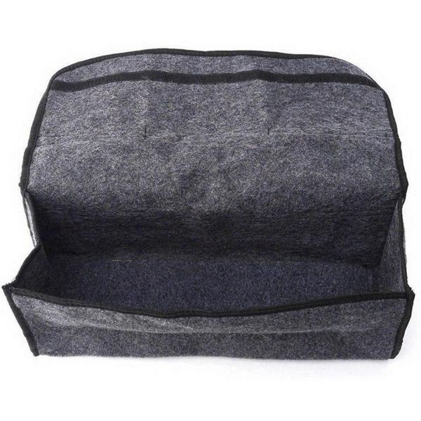 

car organizer seat back multi-functional storage bags cool travel holder big bag gray