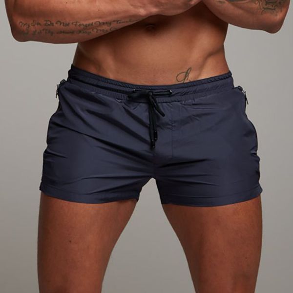 Sexy Bademode Herren Atmungsaktive Badeshorts Sunga Weiche Badehose Badeanzug Männer Board Surfen Strand Kurze Slips