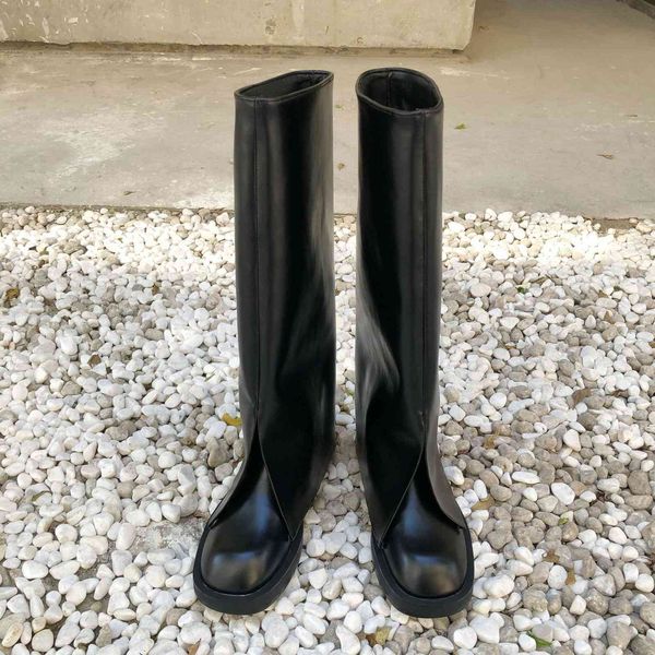 

2021 women's cool girls' sential ins pants black high boots