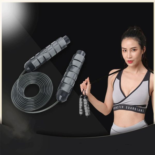 

weight bearing steel wire rope skipping sponge handle graffiti camouflage gym equipment for home fat burning fitness 07jw009 jump ropes