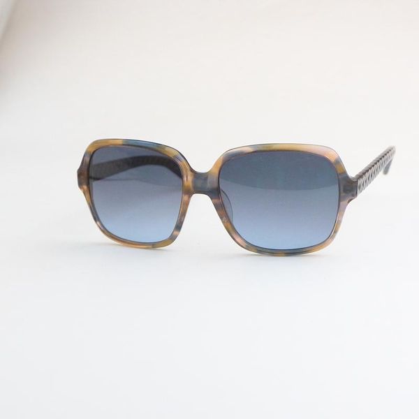 

sunglasses square frame black acetate large women's 6068q fashion glasses, White;black