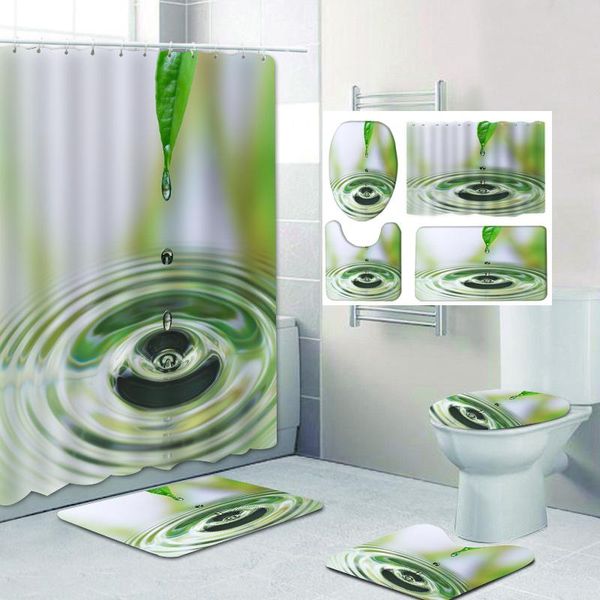 

shower curtains a cool summer curtain set carpet toilet cover bath mat sets bathroom waterproof with 12 hooks home deco ship