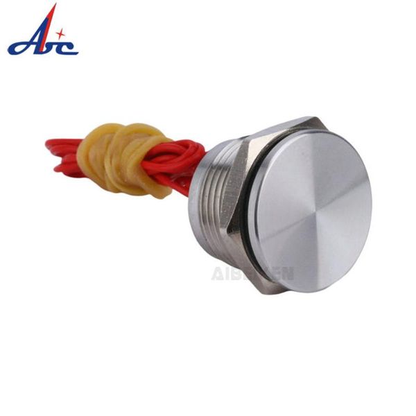 

smart home control ps005 16mm flat head momentary natural anodized wired silver stainless steel waterproof ip68 piezo switch