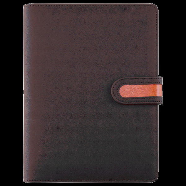 

notepads high-quality leather notebook planner organizer binder diary schedule book loose-leaf school supplies a5 a6, Purple;pink
