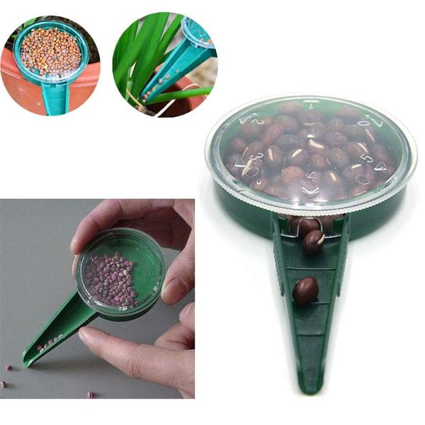 

planters & pots 5 file adjustable plant seed sower planter hand held flower grass seeder garden multifunction seeding dispenser tools acce