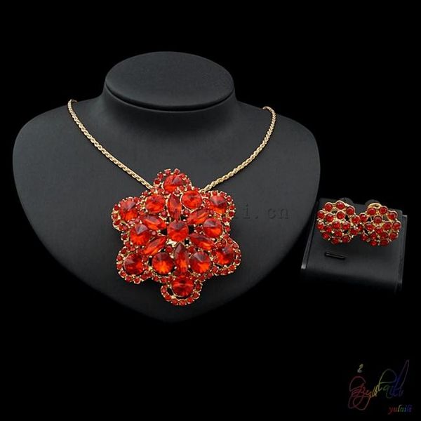 

earrings & necklace yulaili 2021 geometric design two jewelry sets, Silver