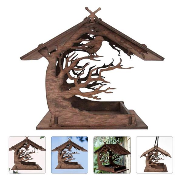 

bird cages diy assembling pet feeder creative art work garden outdoor