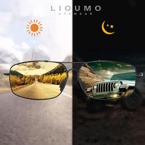 

ultralight comfortable memory metal sunglasses for men pochromic women polarized glasses anti-glare goggle gafas de sol, White;black