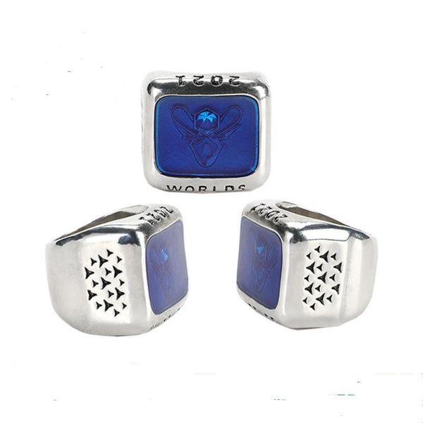 

league of legends first champion ring fan memorial collection jewelry s11 lol, Golden;silver