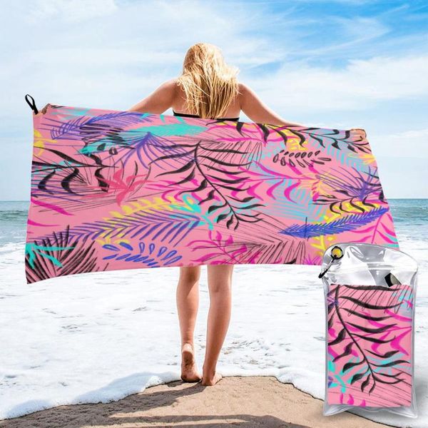 

towel bathing pink leaves bath wearable dress fast drying beach spa magical nightwear sleeping