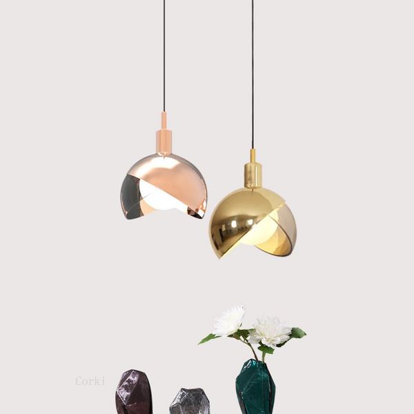 

pendant lamps nordic led lights modern metal glass hanging lamp creative design bedside living room home decor lighting fixtures
