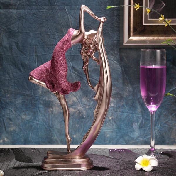 

bath accessory set of modern living room decoration fashion dancer home furnishing ie wedding gift high-end furnishings