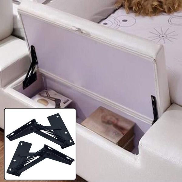 Camas de cadeira sofá -cama de dobradiça de aço 2pcs Hardware de cama ajustável