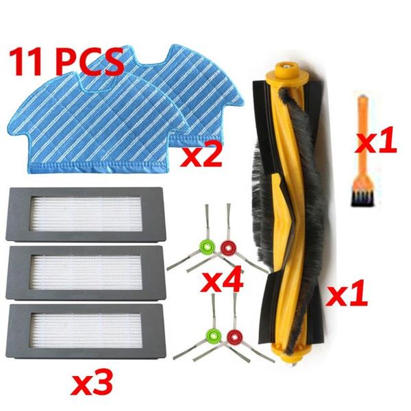 

main side brush filter kit for ecovacs deebot ozmo 900 dn5g vacuum cleaner parts robot vacuum part sweeper cleaning replacement