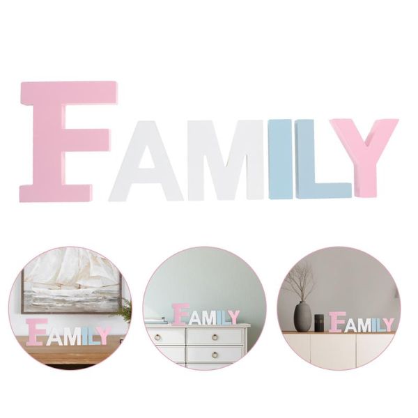 

novelty items 1 set wooden decor letter table sign practical word