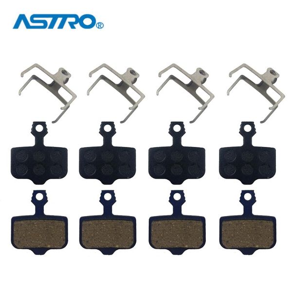 

bike brakes 4 pair/lot bicycle disc brake pads semi metallic resin hydraulic pad for elixir avid db mtb mountain parts