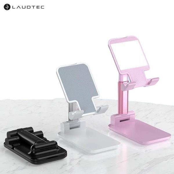 

laudtec desk phone holder stand for ipad adjustable foldable desktablet universal table cell mounts & holders