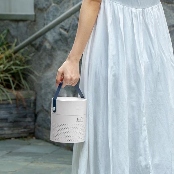 

portable humidifier dual-nozzle rechargeable wireless comfort cool mist vaporizer for large room baby bedroom fragrance lamps