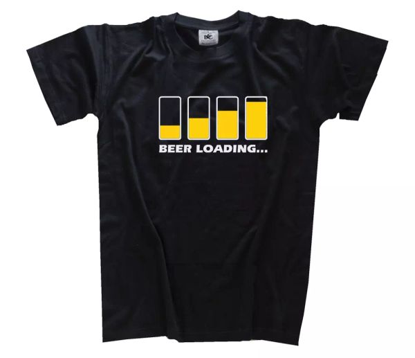 

beer is loading beer metre stag party party alcohol fun t-shirt s-3x, White;black