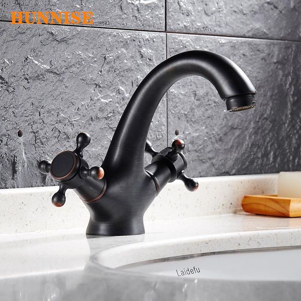 

contemporary and cold basin faucet dual handle single hole bathroom sink mixer solid brass tap faucets