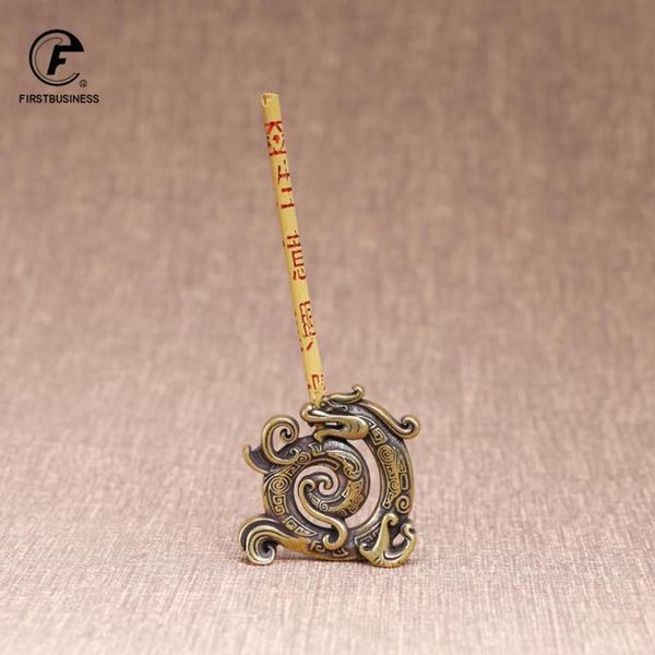 

solid copper incense stick holder disc dragon small ornaments creative vintage brass censer home decor incenses burner keychains fragrance l