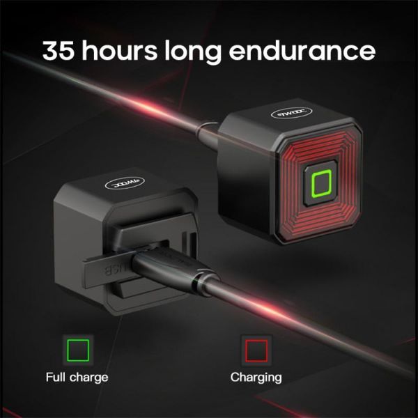 

bike lights led light brake induction/ssensing waterproof usb charge cycling tail taillight smart bicycle rear