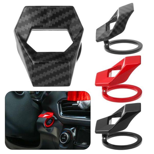 

universal creativity car engine start sbutton cover push switch ring ignition protective cap auto interior decor decorations