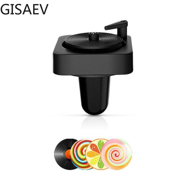 

car air freshener square record player perfume clip spin phonograph essential oil diffuser vent outlet