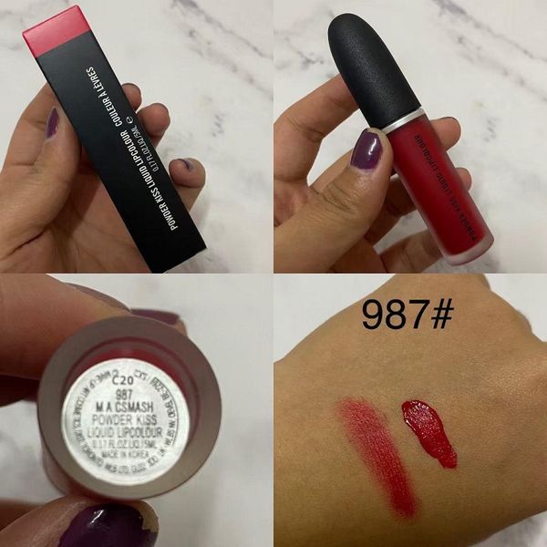 

lip gloss powder kiss liquid lipcolour lipstick 5ml 5 matte colors