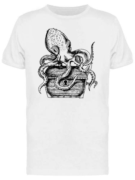 

pirate treasure chest ocs tee men's -image by shutterstock, White;black