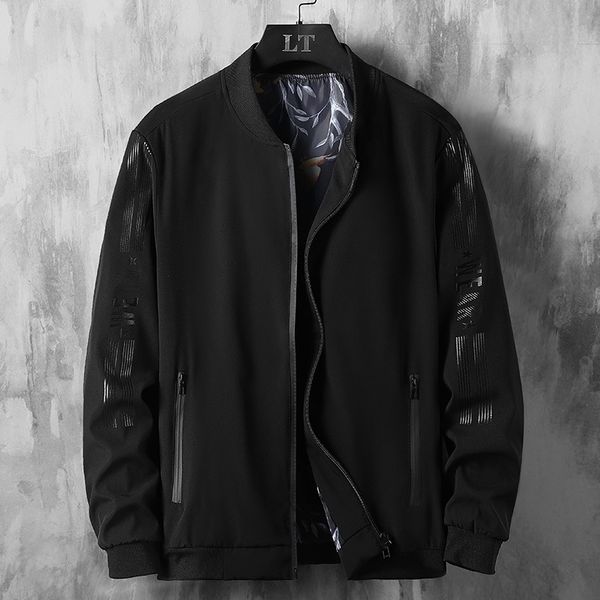 

2020 new leisure large men's wear plus brother fat casual jacket, Black;brown