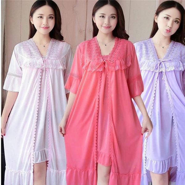 

v neck nightdress women sleepwear sleep wear night shirt home dress nightgown princess ladies nightdres outwear, Black;red