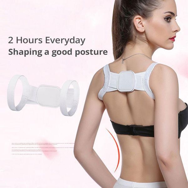 

children high-elastic posture corrector back brace support shoulder spine orthopedic lumbar correction belt, Black;blue