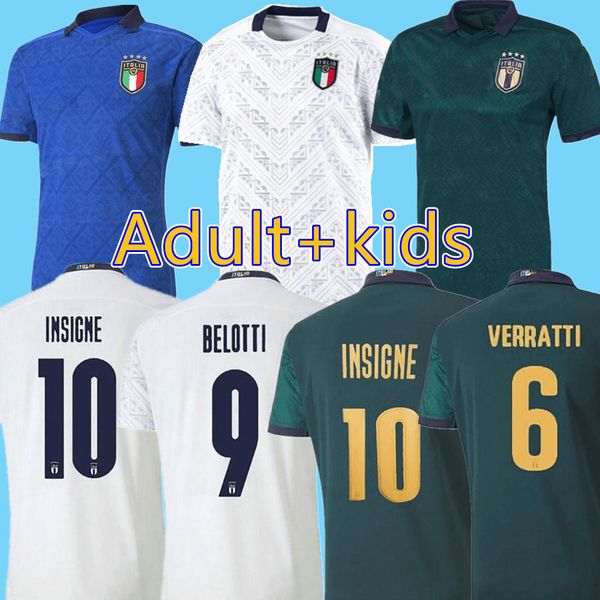 

2021 italy white away soccer jersey fans player version barella sensi insigne 20 21 22 european cup jerseys bernardeschi italia football shi, Black;yellow